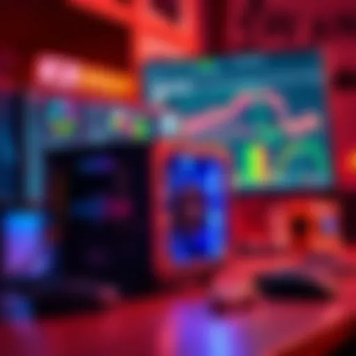 ICERIVER KAS KS0 Pro 200GH/S Special Edition A close-up of the ICERIVER KAS KS0 Pro 200GH/S Special Edition mining machine on a desk with mining software displayed on a computer screen.