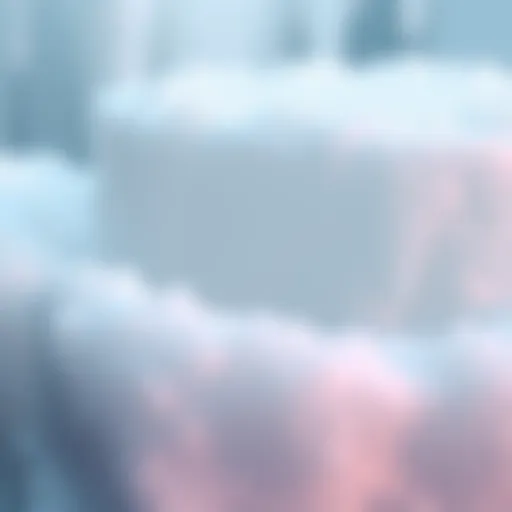 A close-up view of Icy White, showcasing its texture and color, representing its various applications.