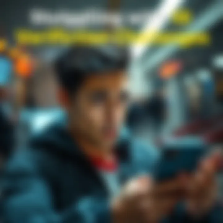 A frustrated individual attempting ID verification on a device, showing a confused expression