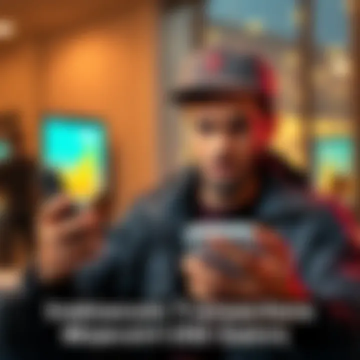 A person looking confused while checking a financial app showing unstable gains from stablecoin transactions.