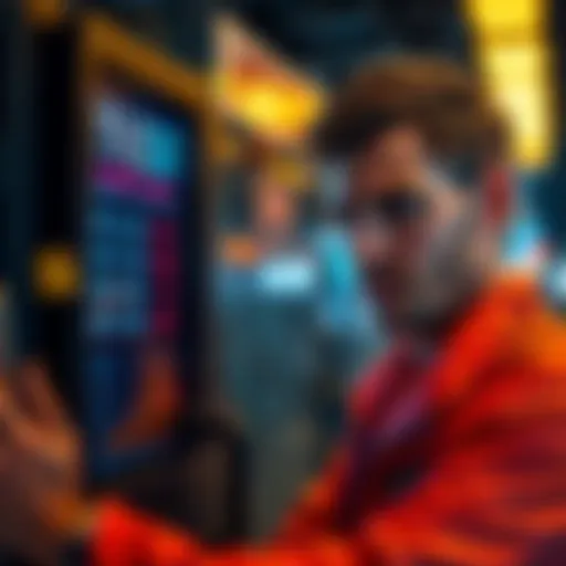 An indoor hotspot miner showing 11-12GB of data with no HNT rewards for three days, displaying concern on a business owner's face.