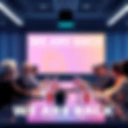 Industry Meeting A group of industry leaders discusses future challenges and opportunities in 2026 at a conference table.