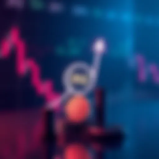 Graphic showing Injective's growth initiative with upward arrows and INJ coin symbol against a declining price chart background.