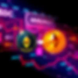 A graphic showing the conversion of USDC to Monero with arrows indicating a smooth transaction process