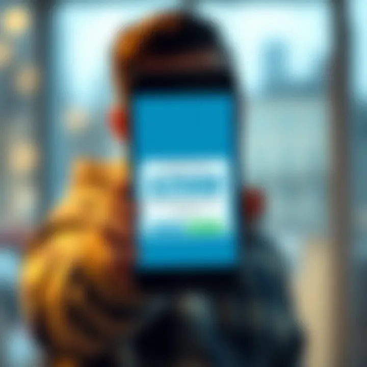 A smartphone displaying a notification of a $2500 payment received after a meeting, with a person smiling in the background.