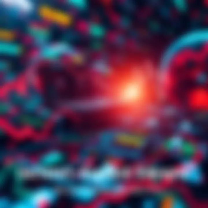 Intent-Based Swap Concept A graphic representation of intent-based swaps in trading, showcasing users' preferences and automated execution by aggregators.