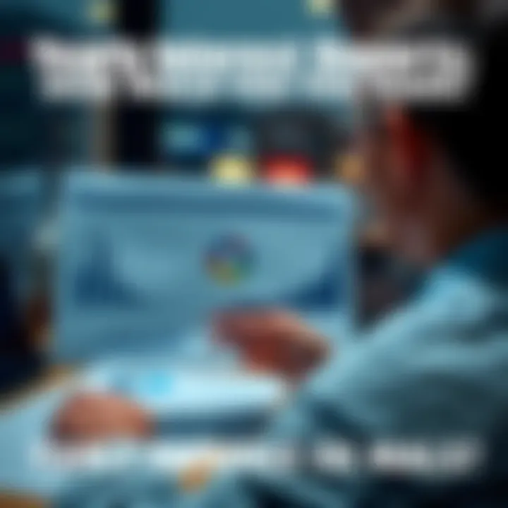 A person looking at a financial report with graphs and charts showing interest earnings over a year