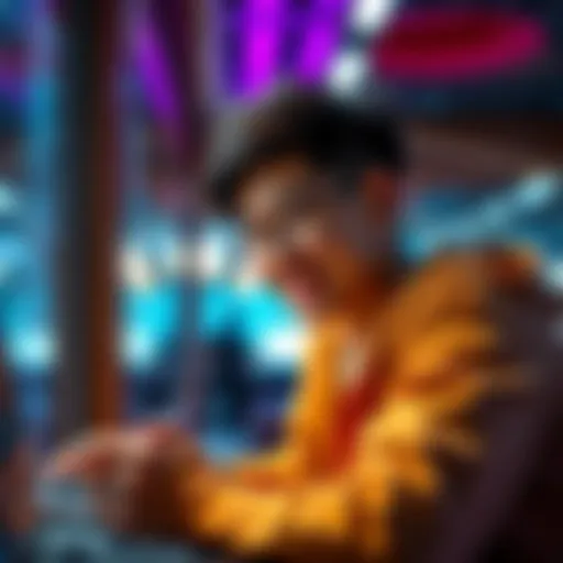 An intern enthusiastically participating in work-to-earn projects, showcasing new opportunities and strategies in 2025