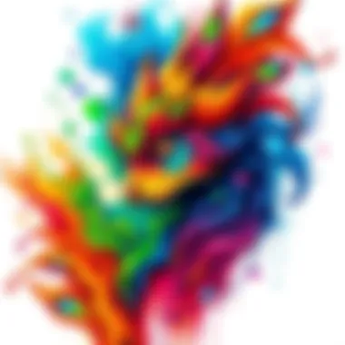 A vibrant drawing showcasing the latest creation by International_Bet575, featuring dynamic colors and unique patterns.