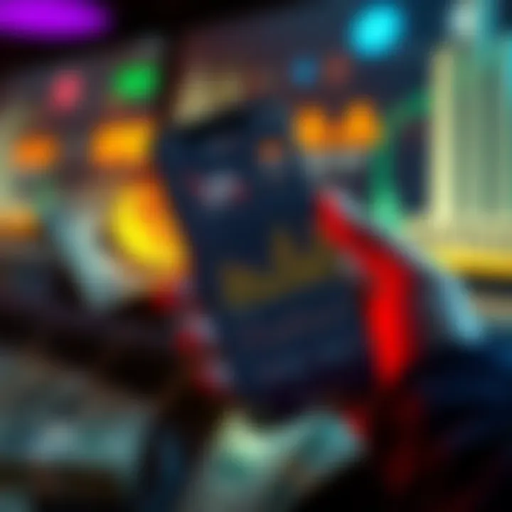 A person holding a phone displaying Bitcoin ETF charts with dollar bills beside them