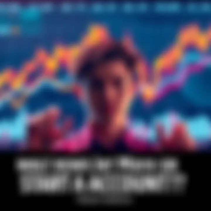 A person weighing options of investing more in a shared account or opening a new one, with financial graphs in the background.