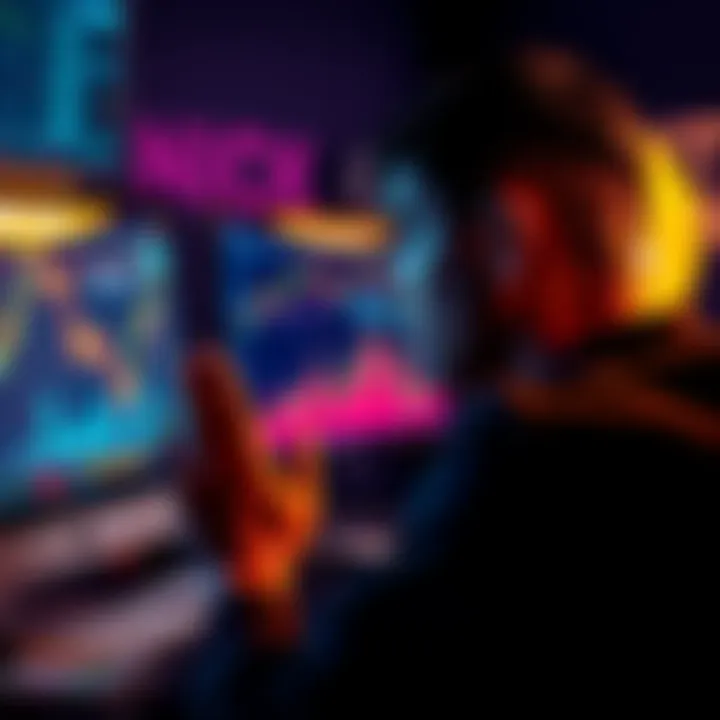 A person looking at a Bitcoin chart on a computer screen, deep in thought about investing savings