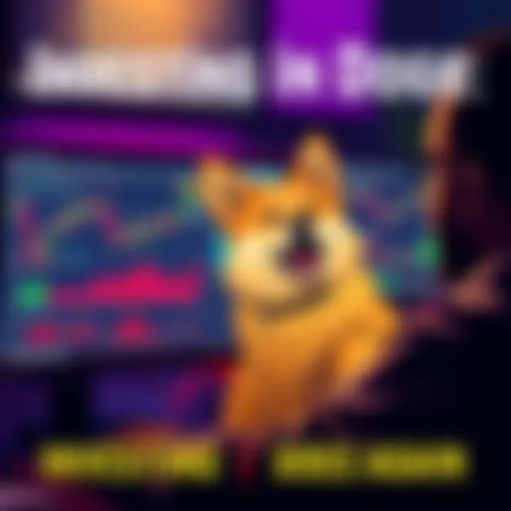 A person looking at a computer screen with cryptocurrency charts, showing excitement about investing in Doge again.