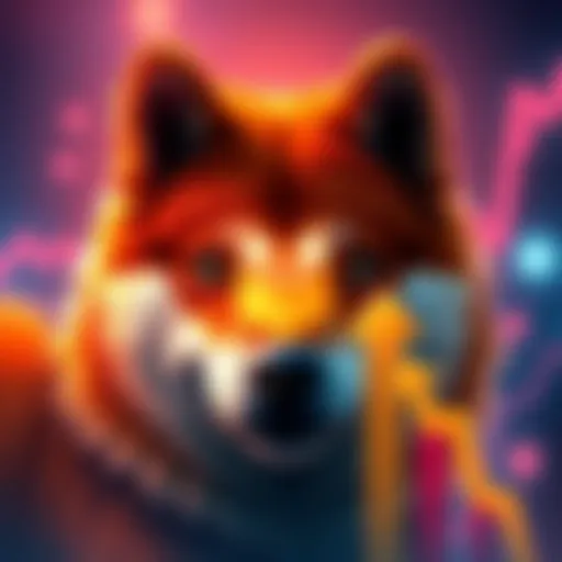 A graphic showing the Shiba Inu logo with growth arrows, symbolizing investment potential