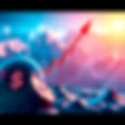 A financial chart showing an upward trend, symbolizing investment opportunities in Solo before the March TX merge.