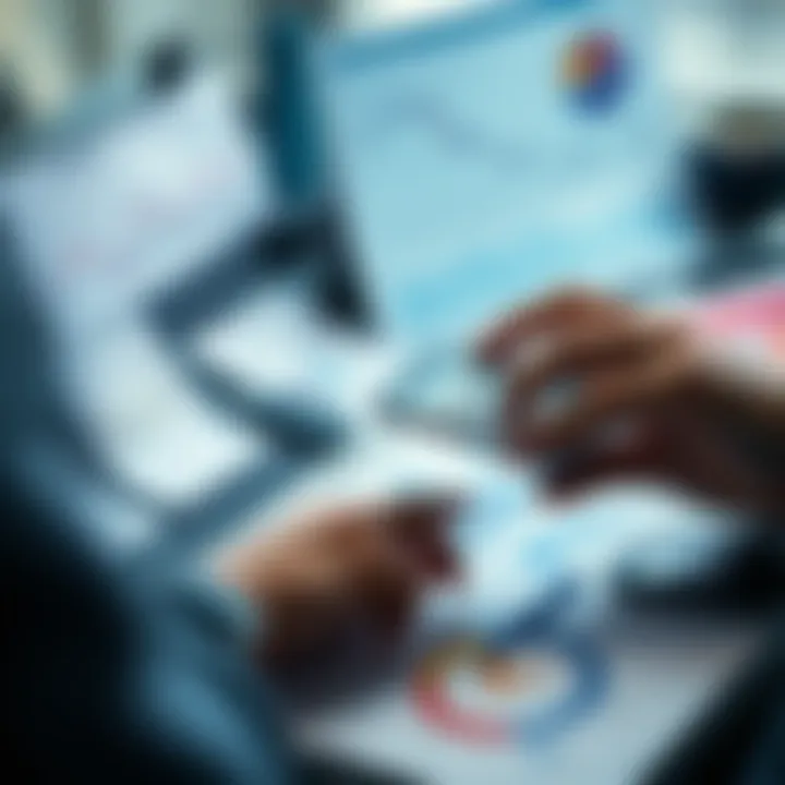 A person analyzing investment charts and graphs with a calculator, considering the STRIKE investment strategy for long-term growth.