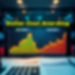 Investment Comparison Chart A chart comparing dollar cost averaging and lump sum investing strategies, showing trends and emotions related to market conditions.