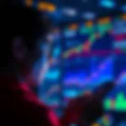 Person looking at financial graphs with excitement, symbolizing love for investment opportunities