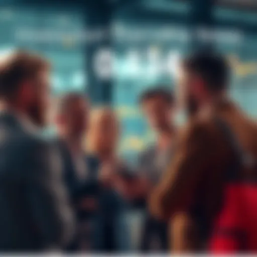 People discussing a new investment opportunity priced at .134