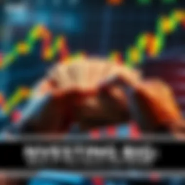 A close-up of hands holding cash with a stock market chart in the background, symbolizing investment opportunities