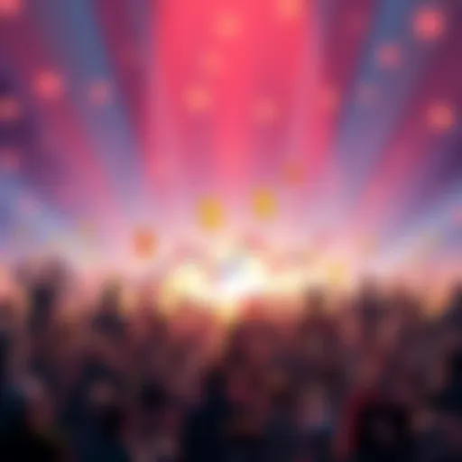 A graphic showing a rising chart with dollar signs and a community of people gathered around it, symbolizing strong support for $HEGE