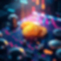 A graphic showing different investment categories including Bitcoin, crypto, stocks, and bonds