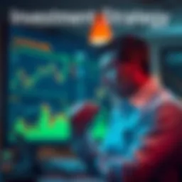 A worried investor looking at charts and graphs representing long-term investment trends, questioning the future of their financial returns.