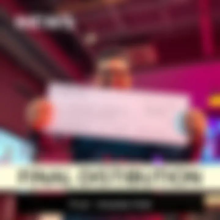 An investor holding a check, celebrating the receipt of their final payment from an investment fund, symbolizing a successful investment journey.