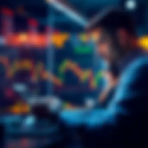 A person analyzing financial charts while planning to buy back XRP in Canada using a new ETF strategy in a tax-free savings account.