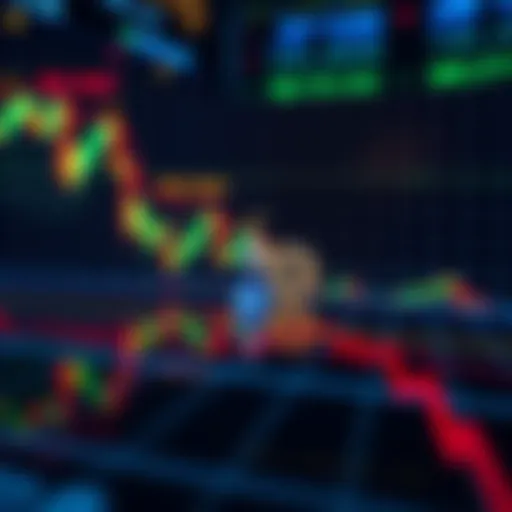 Graphs displaying the decline in Bitcoin and Ethereum prices amid institutional buying, reflecting decreased retail interest in cryptocurrency.
