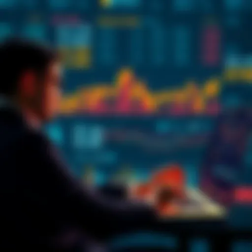 A person looking at financial charts and graphs on a laptop, contemplating investment decisions