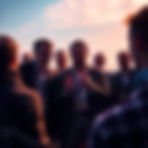 A group of investors discussing cryptocurrency investments, with a focus on altcoins and Bitcoin