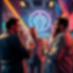 Group of investors talking about Solana cryptocurrency and predicting its price to reach $200