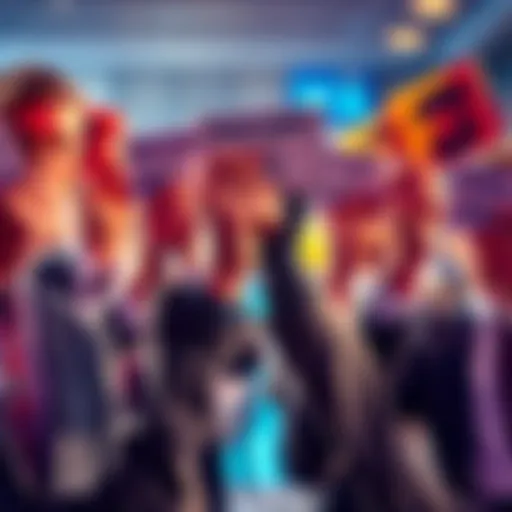 A group of determined investors holding stock certificates tightly in their hands, showing their commitment to staying invested through market ups and downs.