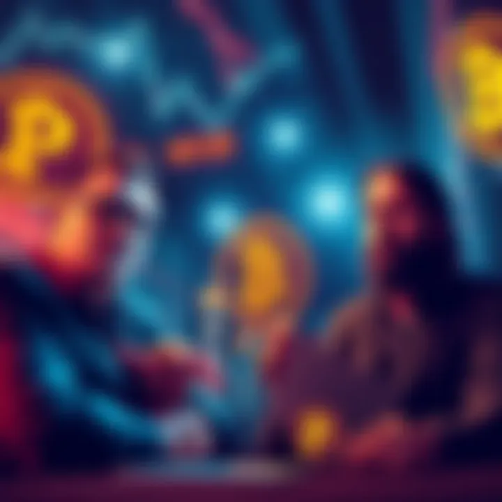 Emotional investors discussing their losses in crypto markets, highlighting skepticism around Pi.