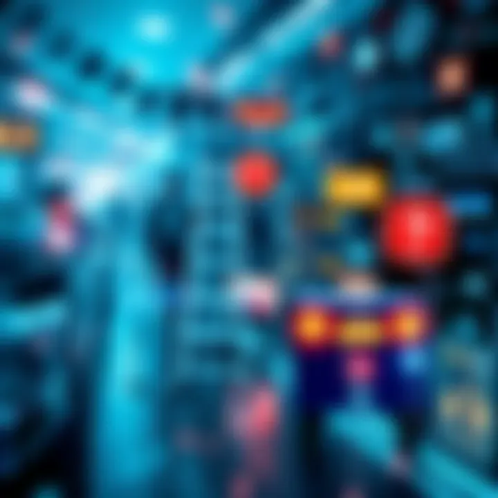 A collage of technology, social interactions, and surroundings that influence daily life.