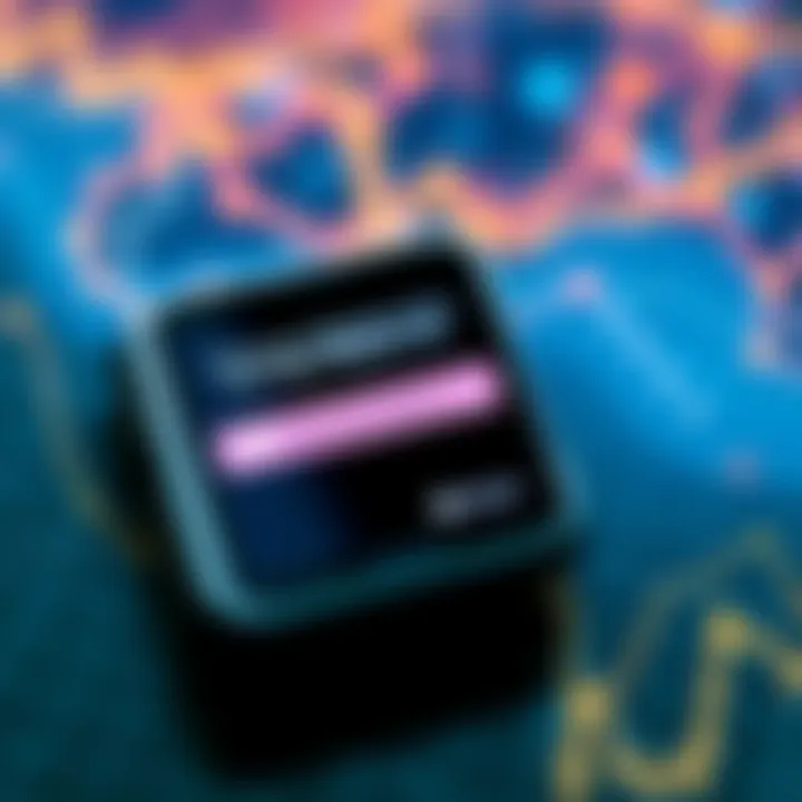 A close-up of the IOTA Legacy Migration Tool interface displayed on a Ledger Nano-S Plus device, showing a non-responsive 'Generate Address' button.