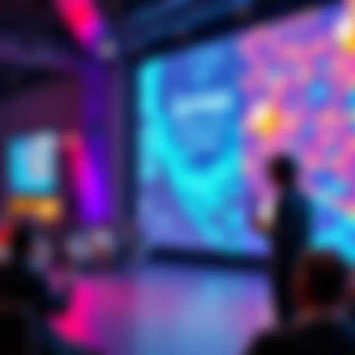 IoTeX Co-Founder Jing speaking on stage at Consensus 2026 in Miami, discussing decentralized AI with industry leaders.