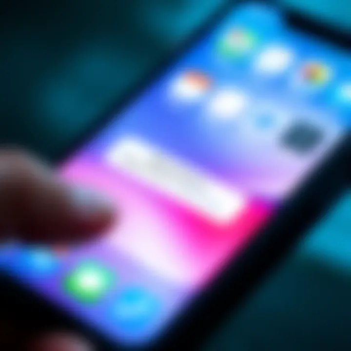 A close-up of an iPhone screen showing an error message related to ads on a popular app
