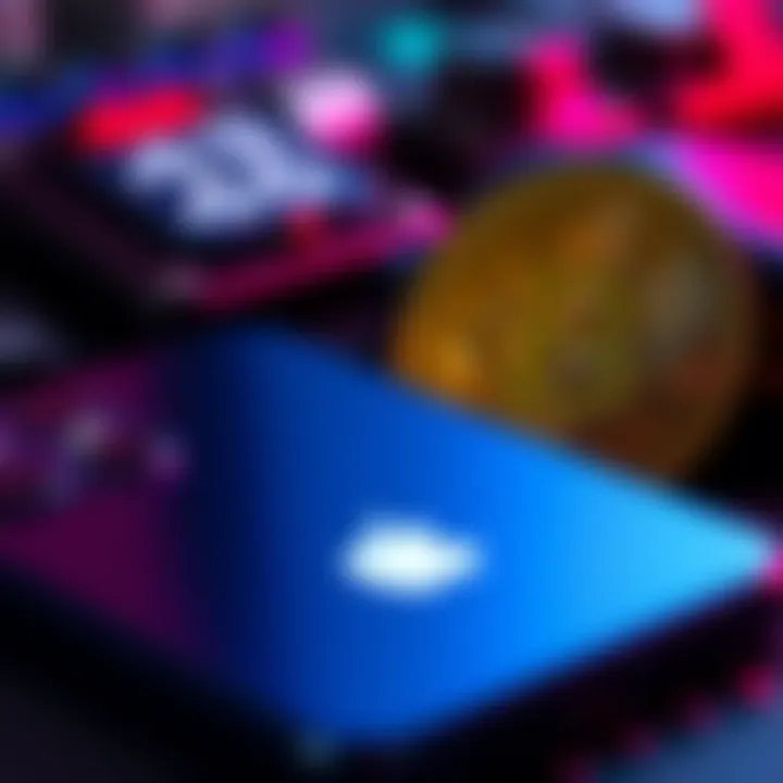 A close-up of an iPhone and a Bitcoin side by side, representing the tech and finance clash in 2026.