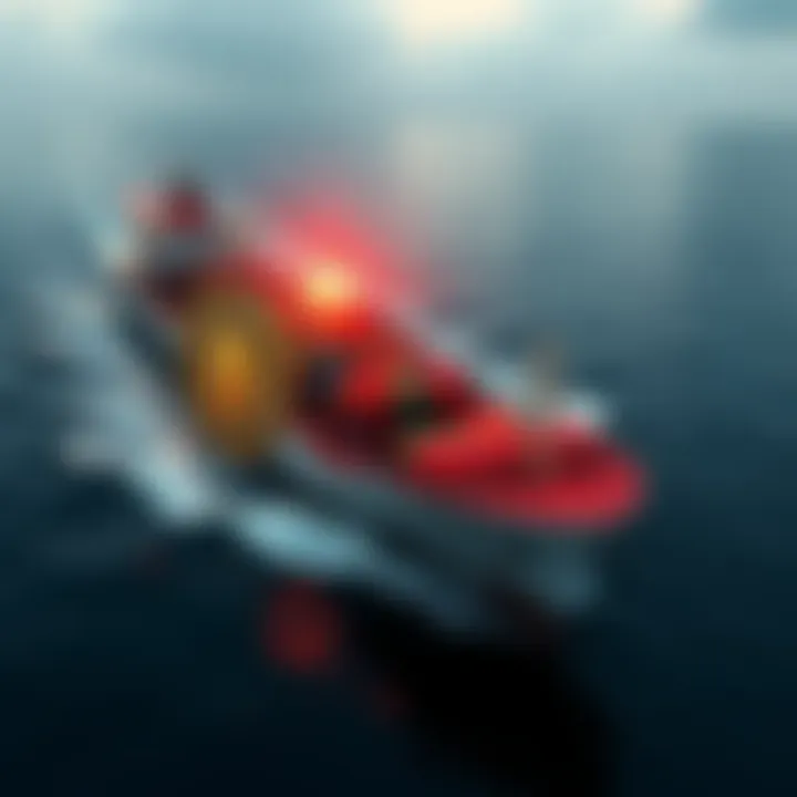 A representation of Iran's new Bitcoin-based maritime insurance platform for shipping in the Persian Gulf, featuring a ship and Bitcoin symbol.
