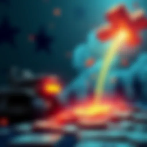 Illustration showing money transfers via a digital platform to military assets in Iran