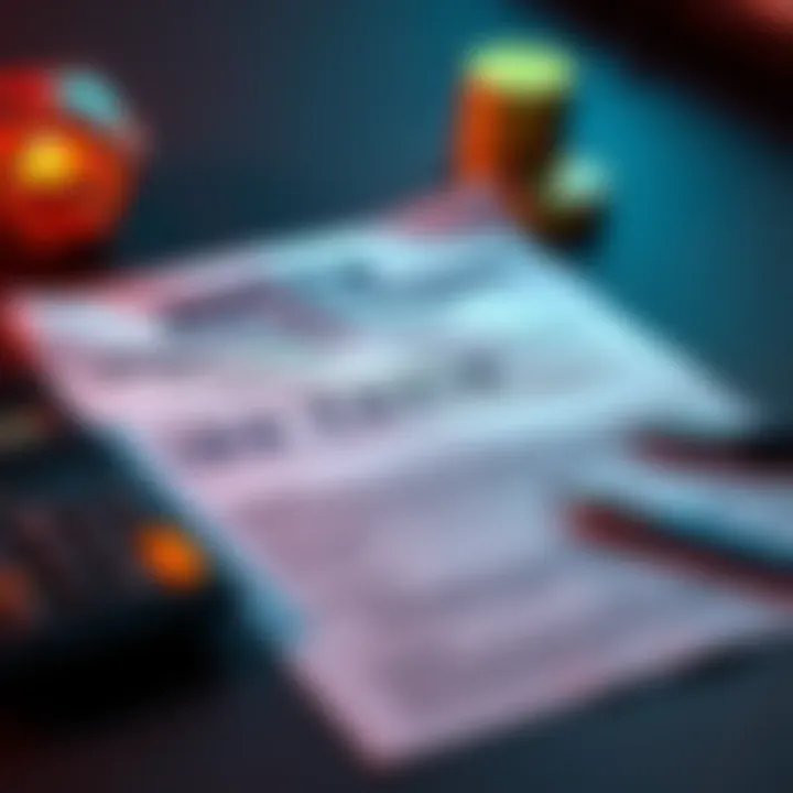 IRS Notice on Crypto Taxation An IRS notice indicating changes in crypto taxation rules with a calculator and tax documents on a table