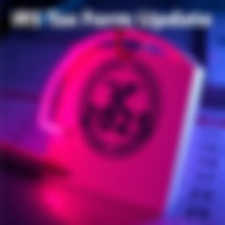 A visual representation of the IRS logo with a calendar marked for 2025, symbolizing the delay in the tax form release.