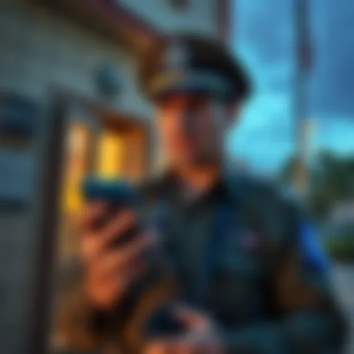 An Israeli Air Force major in uniform stands outside a military building, looking concerned while holding a phone with betting app open.