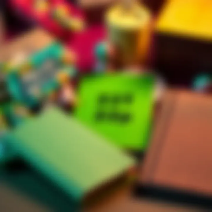 A selection of small items that can be purchased for 22p, such as candy, a packet of seeds, and a small notebook.