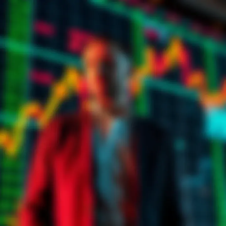 James Grube stands in front of a stock market graph displaying an increase, highlighting his recent acquisition of shares.