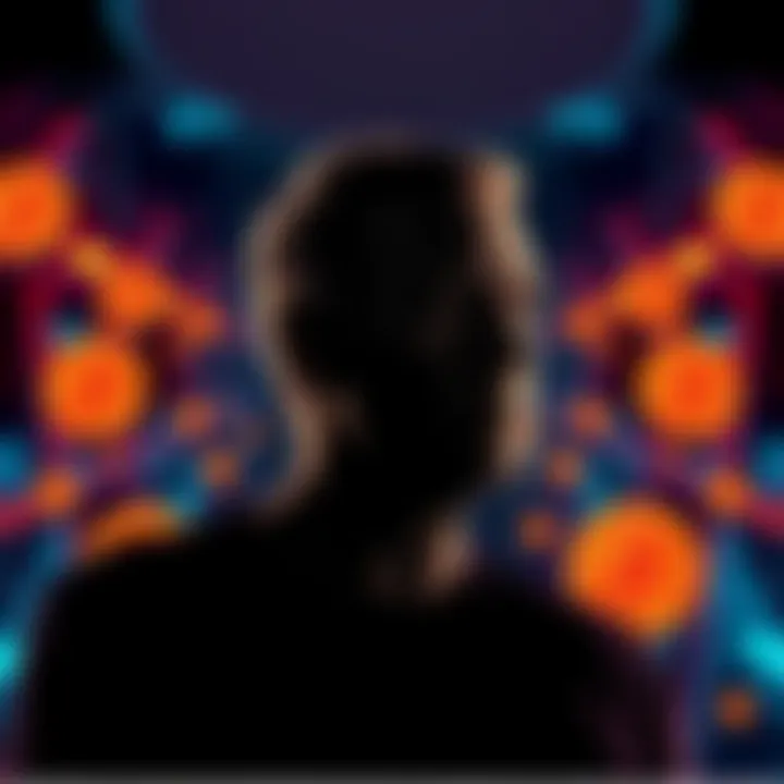 Jeffrey Epstein and Cryptocurrency Connection A graphic showing a silhouette of Jeffrey Epstein with symbols of digital currency around him, representing his influence on crypto.