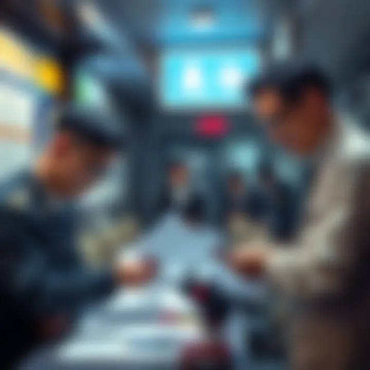 Officials in Jeju City examining documents related to cryptocurrency holdings as part of a tax compliance effort