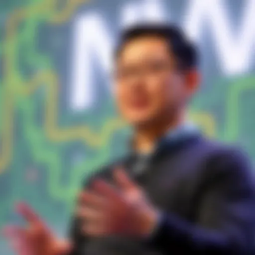 Jensen Huang Discusses Bitcoin Nvidia CEO Jensen Huang speaking about Bitcoin's future and its effects on technology and finance during an event.